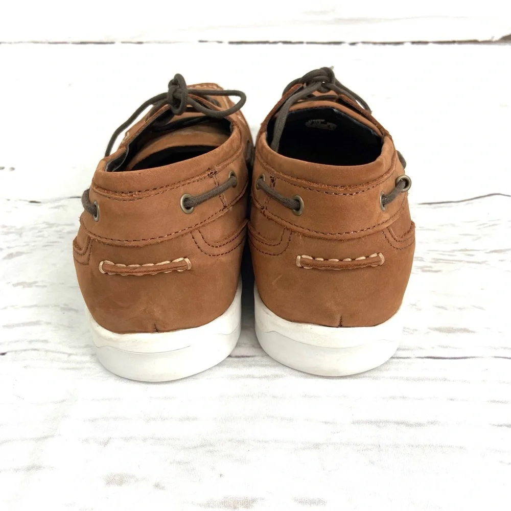Apex Boat Shoes Men’s 11.5 M Brown Leather Slip On - Picture 8 of 12